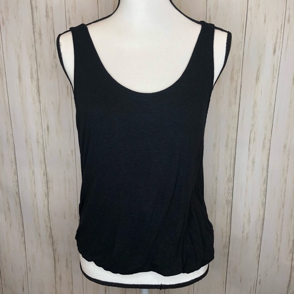 Free People Tops - Free People Flouncy Black Tank